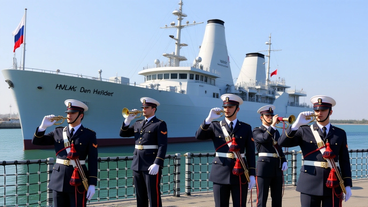 Dutch Navy Commissions New Combat Support Ship HNLMS Den Helder
